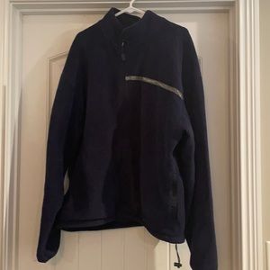 Navy blue Fleece Men’s full zip jacket Size XXL